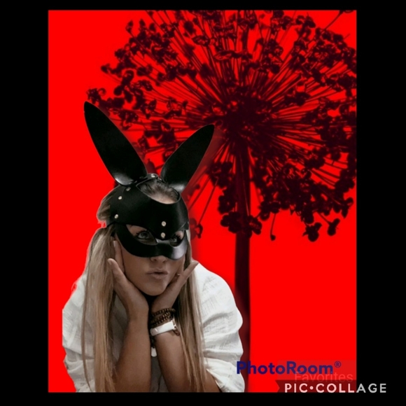 Pc leather bad bunny mask festival/photo shoot - Picture 6 of 10